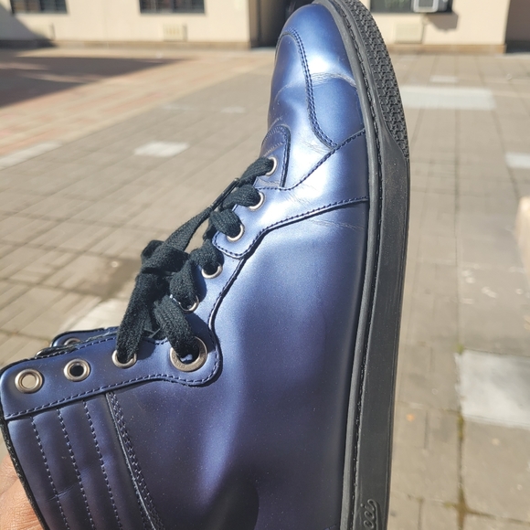 ❌️❎️SALE❎️❌️ ✨️🖤 GUCCI  mens sneakers black SHOES SIZE (42/9-9.5) ✨️🖤 - Picture 4 of 12